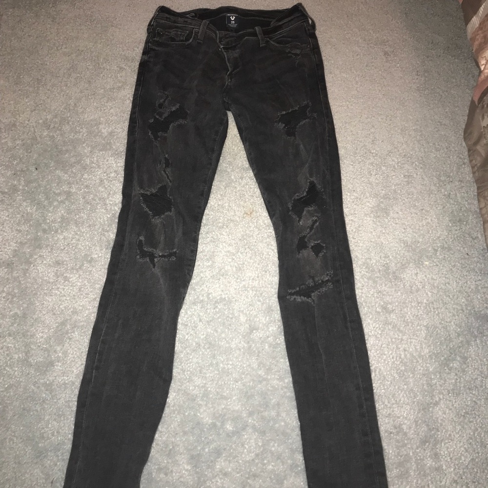Black jeans True Religion
